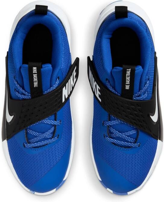 Nike Team Hustle D 12 basketbalschoenen voor kids Blauw