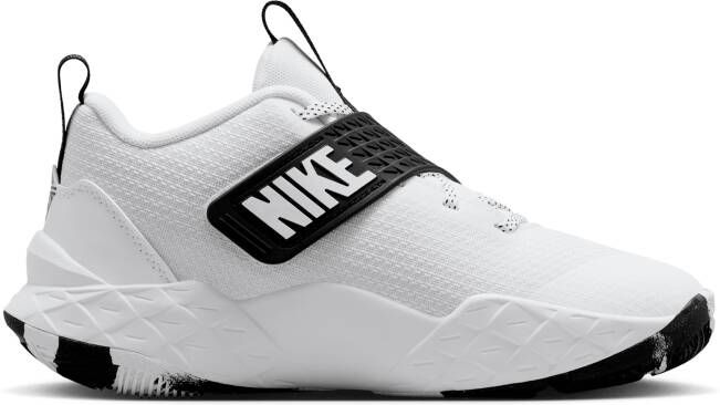 Nike Team Hustle D 12 basketbalschoenen voor kids Wit