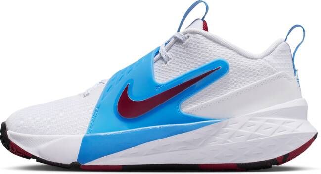 Nike Team Hustle D 12 basketbalschoenen voor kids Wit