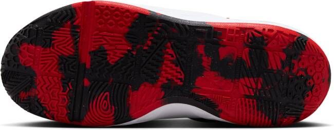 Nike Team Hustle D 12 basketbalschoenen voor kids Zwart
