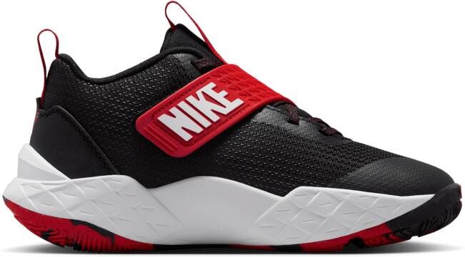 Nike Team Hustle D 12 basketbalschoenen voor kids Zwart
