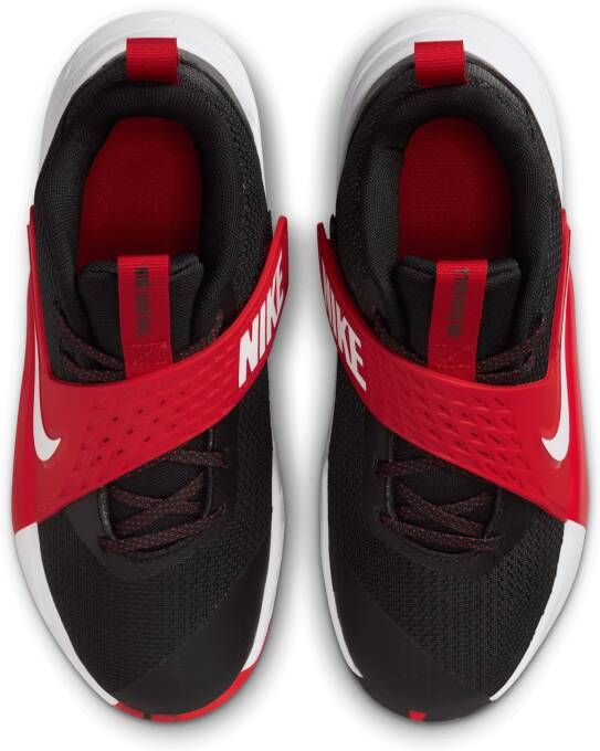 Nike Team Hustle D 12 basketbalschoenen voor kids Zwart