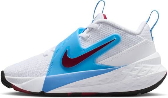 Nike Team Hustle D 12 kleuterschoenen Wit