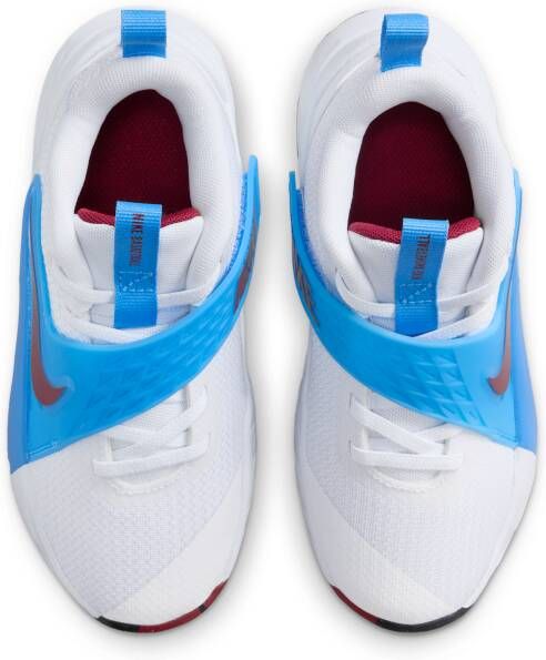 Nike Team Hustle D 12 kleuterschoenen Wit