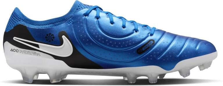 Nike Tiempo Legend 10 Elite low top voetbalschoenen (stevige ondergrond) Blauw - Foto 3