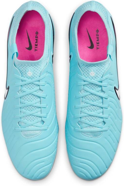 Nike Tiempo Legend 10 Elite low top voetbalschoenen (stevige ondergrond) Blauw
