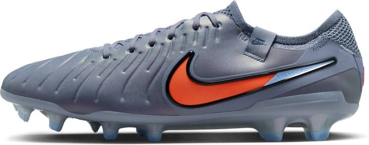 Nike Tiempo Legend 10 Elite low top voetbalschoenen (stevige ondergrond) Blauw