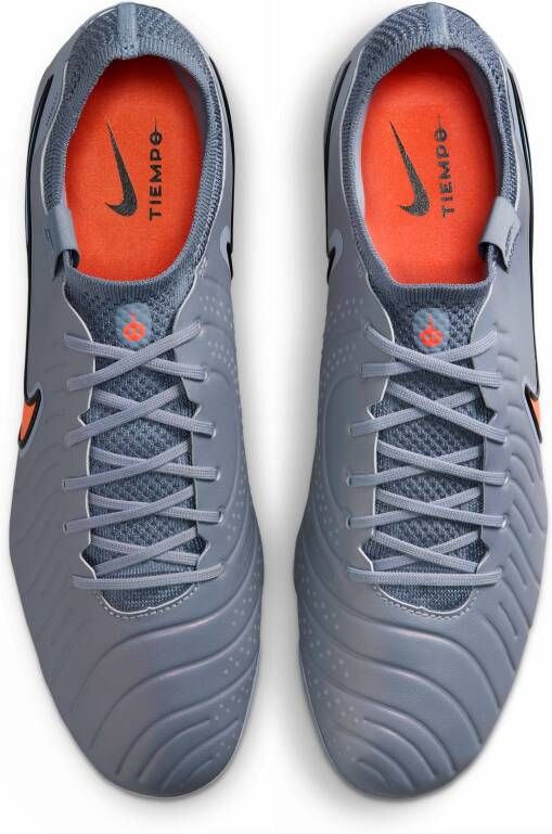 Nike Tiempo Legend 10 Elite low top voetbalschoenen (stevige ondergrond) Blauw