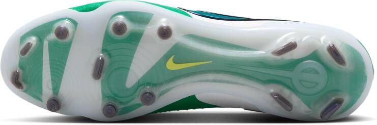 Nike Tiempo Legend 10 Elite low top voetbalschoenen (stevige ondergrond) Groen