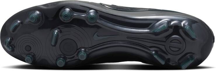 Nike Tiempo Legend 10 Elite low top voetbalschoenen (stevige ondergrond) Zwart - Foto 2