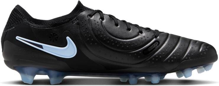 Nike Tiempo Legend 10 Elite low top voetbalschoenen (stevige ondergrond) Zwart