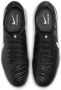 Nike Tiempo Legend 10 Elite low top voetbalschoenen (stevige ondergrond) Zwart - Thumbnail 4