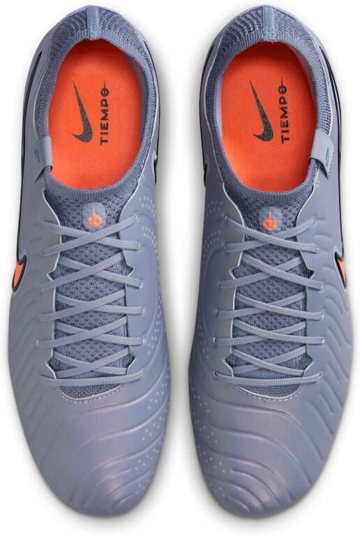Nike Tiempo Legend 10 Elite low top voetbalschoenen (zachte ondergrond) Blauw