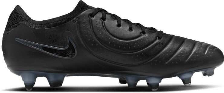 Nike Tiempo Legend 10 Elite low top voetbalschoenen (zachte ondergrond) Zwart - Foto 3