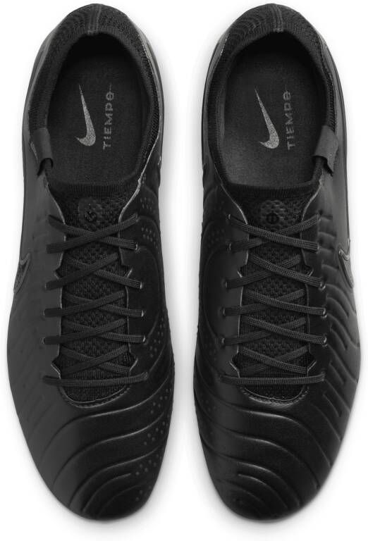 Nike Tiempo Legend 10 Elite low top voetbalschoenen (zachte ondergrond) Zwart - Foto 4