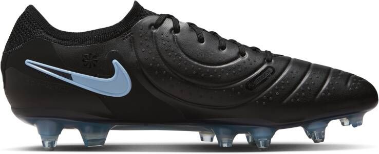 Nike Tiempo Legend 10 Elite low top voetbalschoenen (zachte ondergrond) Zwart