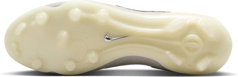 Nike Tiempo Legend 10 Elite LUXE low-top voetbalschoenen (stevige ondergrond) Wit