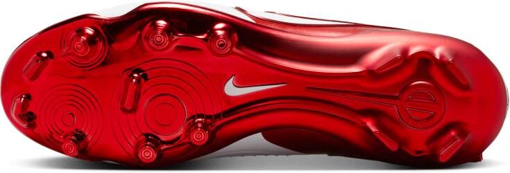Nike Tiempo Legend 10 Elite LV8 low-top voetbalschoenen (stevige ondergrond) Wit