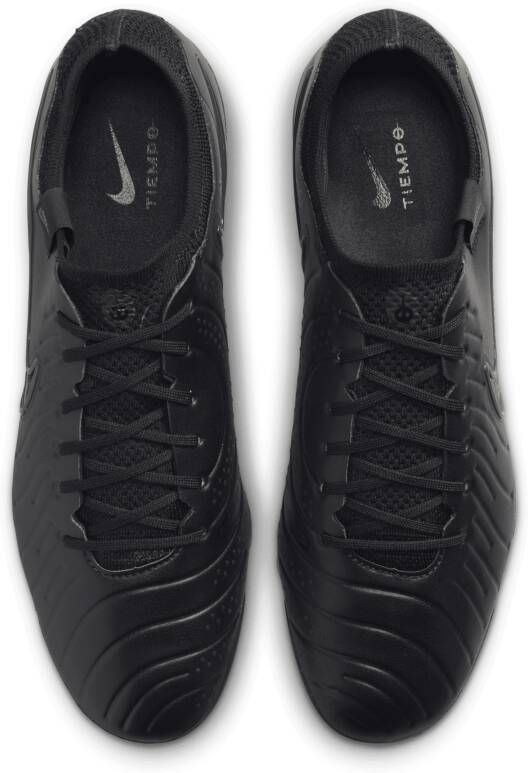 Nike Tiempo Legend 10 Elite Kunstgras Voetbalschoenen (AG) Zwart Donkergroen - Foto 4