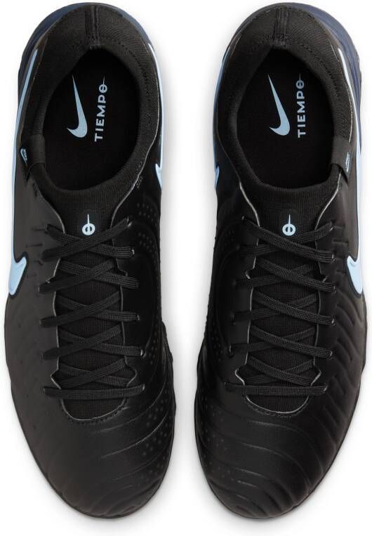 Nike Tiempo Legend 10 Pro low-top voetbalschoen (turf) Zwart - Foto 4