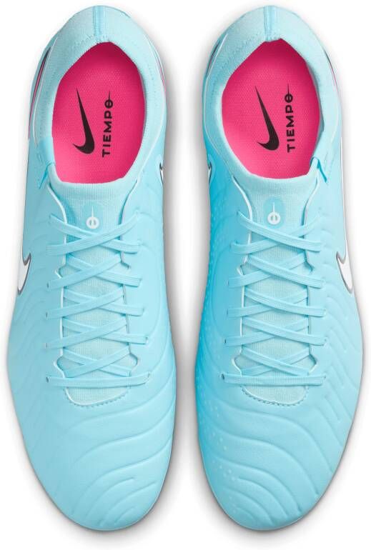 Nike Tiempo Legend 10 Pro low top voetbalschoenen (stevige ondergrond) Blauw
