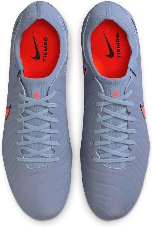 Nike Tiempo Legend 10 Pro low top voetbalschoenen (stevige ondergrond) Blauw - Foto 4