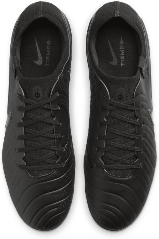 Nike Tiempo Legend 10 Pro low top voetbalschoenen (stevige ondergrond) Zwart - Foto 4