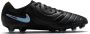 Nike Tiempo Legend 10 Pro low top voetbalschoenen (stevige ondergrond) Zwart - Thumbnail 3