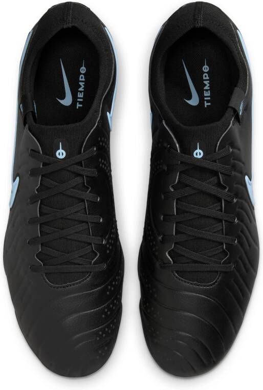 Nike Tiempo Legend 10 Pro low top voetbalschoenen (stevige ondergrond) Zwart - Foto 4