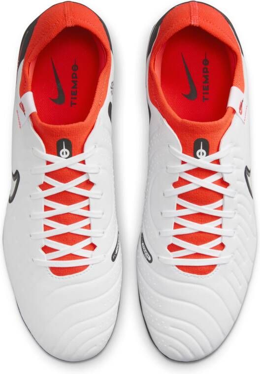 Nike Tiempo Legend 10 Pro low top voetbalschoenen (stevige ondergrond) Wit