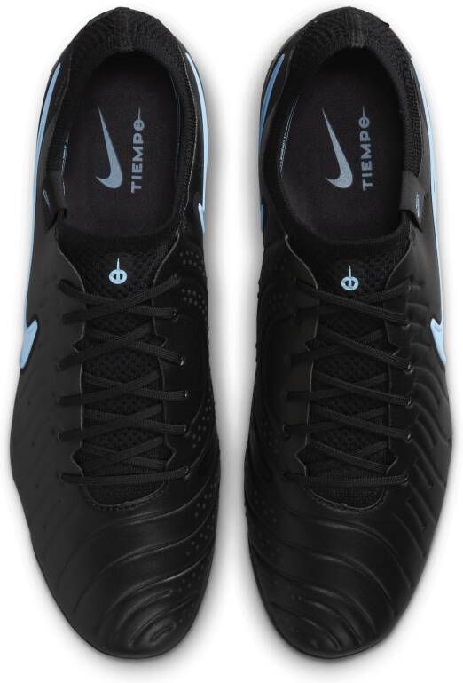 Nike Tiempo Legend 10 Elite low-top voetbalschoenen (kunstgras) Zwart