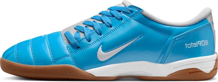 Nike Total 90 Heren Schoenen Blauw Maat: 40.5 Mesh Synthetisch Foot Locker
