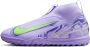 Nike United Jr. Mercurial Superfly 10 Academy high-top voetbalschoenen voor kids (turf) Paars - Thumbnail 2