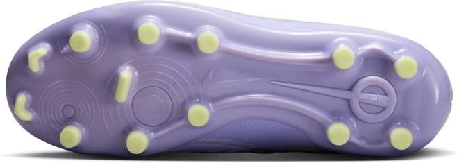 Nike United Jr. Tiempo Legend 10 Academy low-top voetbalschoenen voor kids (meerdere ondergronden) Paars