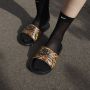 Nike Victori One Slipper met print voor dames Black Black Dames - Thumbnail 9