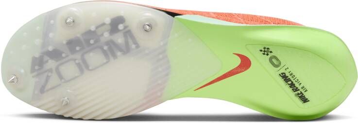 Nike Victory 2 track and field distance spikes Rood