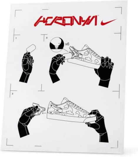 Nike x ACRONYM® Blazer Low Schoenen Rood