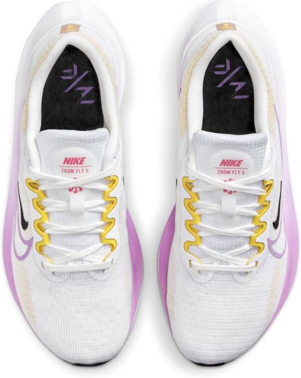 Nike Zoom Fly 5 Hardloopschoenen voor dames (straat) Wit