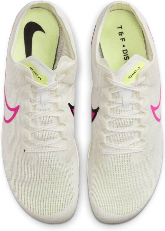 Nike Zoom Mamba 6 Track and Field distance spikes Wit
