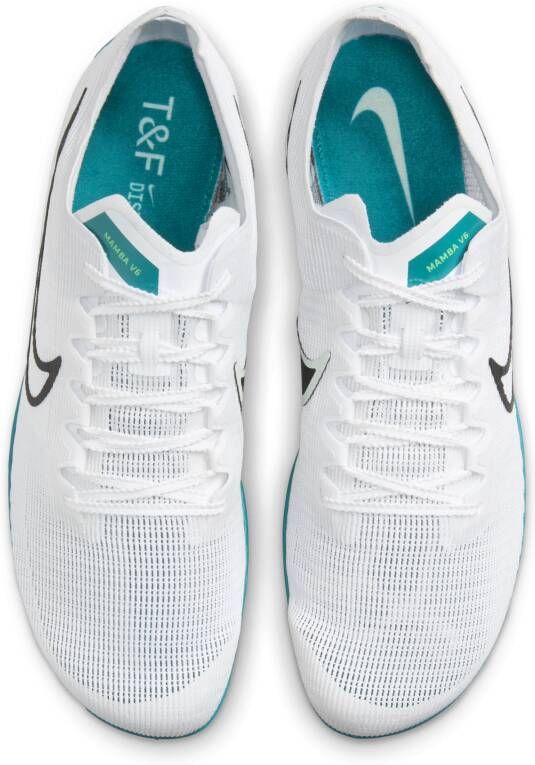 Nike Zoom Mamba 6 Track and Field distance spikes Wit