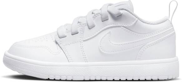 Jordan 1 Low Unisex Schoenen Wit Maat: 33.5 Leer Foot Locker - Foto 1