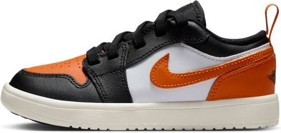 Jordan Aj1 Low Unisex Schoenen Zwart Maat: 33.5 Leer Foot Locker