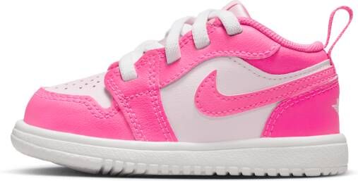 Jordan 1 Low Unisex Schoenen Rood Maat: 21 Leer Textil Foot Locker