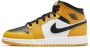 Jordan Air 1 Mid(Gs ) Taxi Black White Schoenmaat 36+ Shoes grade school 554725 701 - Thumbnail 2