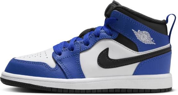 Jordan Aj1 Mid Unisex Schoenen Blauw Maat: 29.5 Mesh Synthetisch Foot Locker