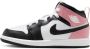 Jordan 1 Mid Kleuterschoenen Wit - Thumbnail 1