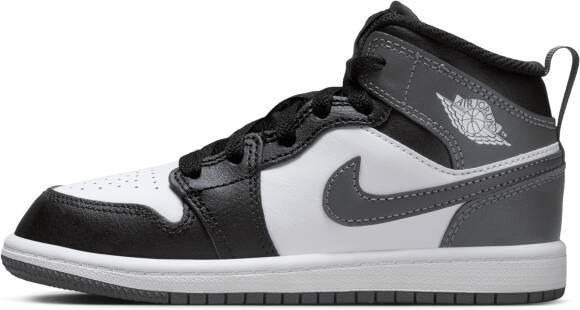 Jordan Aj1 Mid Unisex Schoenen Zwart Maat: 28 Leer Foot Locker