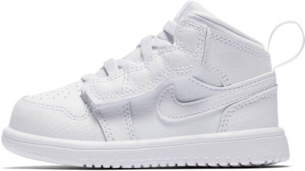 Jordan 1 Mid Schoen voor baby's peuters Wit