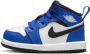 Jordan Aj1 Mid Unisex Schoenen Blauw Maat: 23.5 Mesh Synthetisch Foot Locker - Thumbnail 1