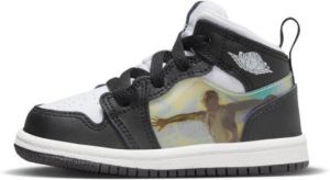 Jordan 1 Mid Schoenen voor baby's peuters Zwart